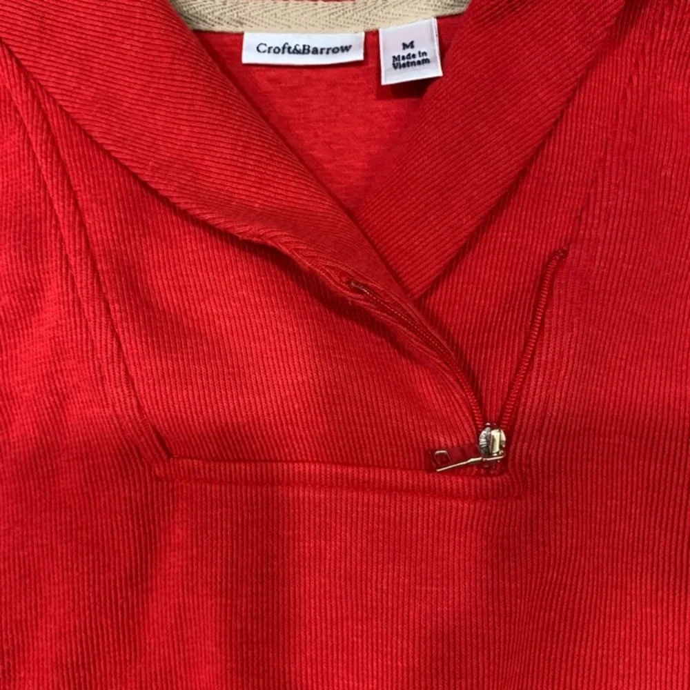 Croft & Barrow Red Pullover Sweater